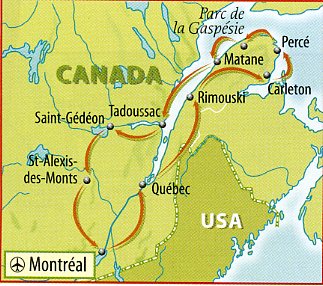 Circuit individuel (Autotour)  au Canada : Bons Becs du Québec