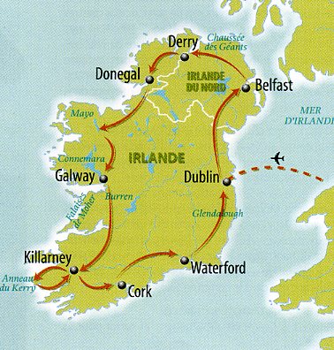 Circuits accompagnés en Irlande : Les deux Irlandes