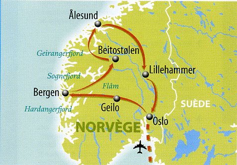 Circuit accompagné en Norvège : Grand Tour des Fjords
